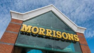 Morrisons Supermarket Chain Logo Signage Storefront