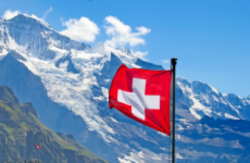 Swiss flag adobe stock