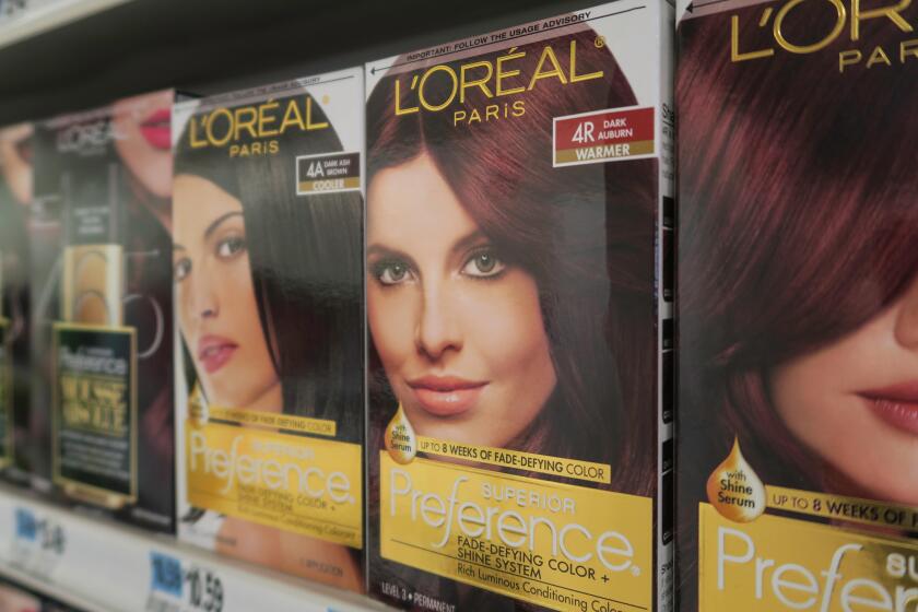 L'Oreal Haircare Products, Rite Aid Drugstore in Grand Central Terminal, NYC. Image shot 2016. Exact date unknown.