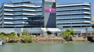 Adani Headquarters as seen from Flinders St during the day, Townsville, Queensland, Australia