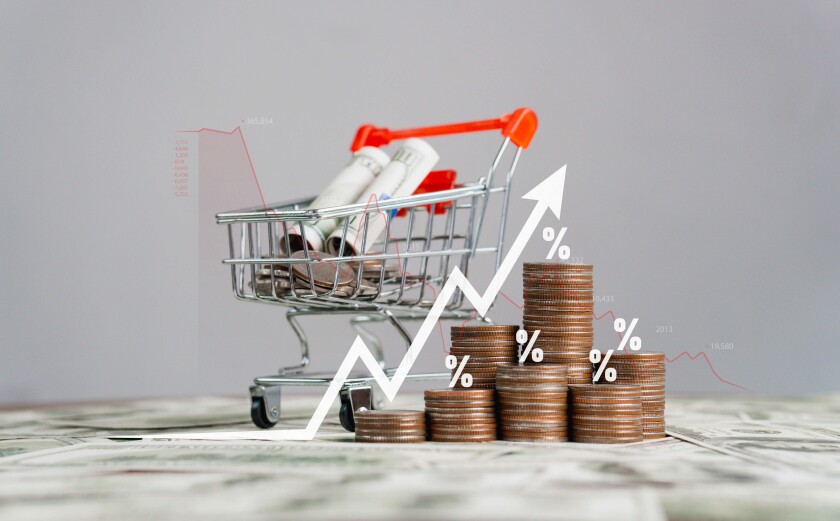 inflation Increased product sales growth basket growth, market o