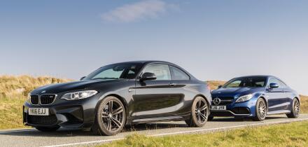 BMW M2, Mercedes C63 AMG during the road test of the year.