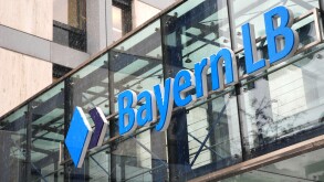 WITHDRAWN BY ALAMY, DO NOT REUSE Bayern LB in Munich, Bayerische Landesbank.