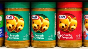 Toronto, Canada - Dec. 26, 2023: Bottles of Kraft Peanut Butter on a store shelf