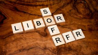 LIBOR, SOFR and RFR, abbreviations relevant for the IBOR transition to risk-free rates such as the "secured overnight financing rate" in the banking a