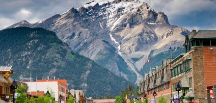 Banff Town, Banff, Alberta, Canada