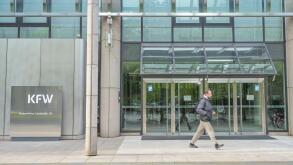 Kreditanstalt fur Wiederaufbau, Hauptsitz, Zentrale, PalmengartenstraBe, Frankfurt am Main, Hessen, Deutschland *** Kreditanstalt fur Wiederaufbau, Head Office, Headquarters, Palmengartenstrasse, Frankfurt am Main, Hesse, Germany