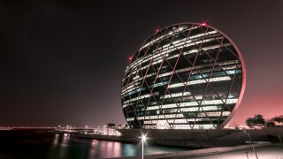 Aldar Headquarters Building - modern round shape building, Abu D