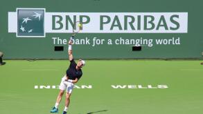 Indian Wells, California 16th March, 2015 British tennis player Andy Murray defeats Philipp Kohlschreiber (Germany) in the 3rd Round of the Men's Singles at the BNP Paribas Open (score 6-1 3-6 6-1). Credit: Lisa Werener/Alamy Live News