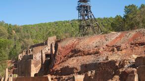 Pena del Hierro Mine, Minas de Riotinto, Rio Tinto mining area, Huelva province, Spain