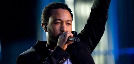 John Legend on stage at the 2006 Nobel Peace Prize Concert