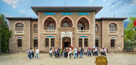 Ankara, Turkey - May 10, 2025: First Turkish Grand National Assembly and War of Independence Museum