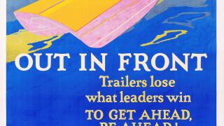 Willard Frederic Elmes Out in Front Motivational Poster
