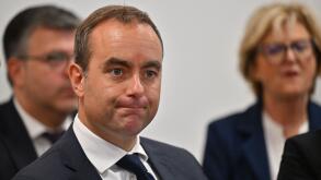 Macon, France. 13th Sep, 2025. French Prime Minister Sebastien Lecornu makes his first visit to a departmental healthcare center in Macon, France, on September 13, 2025. Photo by Julien Reynaud/APS-Medias/ABACAPRESS.COM Credit: Abaca Press/Alamy Live News