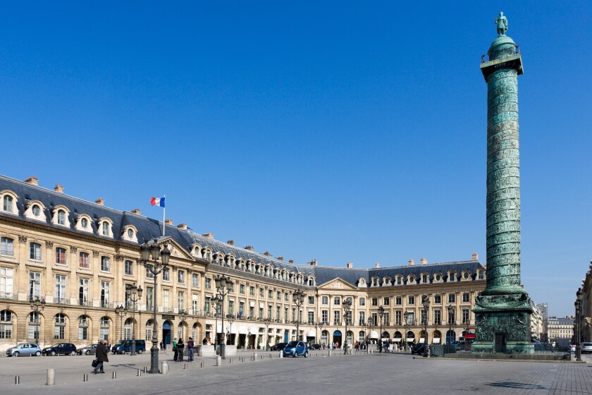 Place Vendome Paris from Alamy 30 Jan