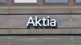Helsinki, Finland ? September 9. 2024: Aktia logo sign. Aktia is a finnish asset manager, bank and life insurer.