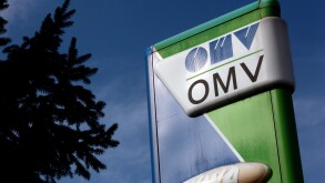 OMV logo Prague Czech Republic