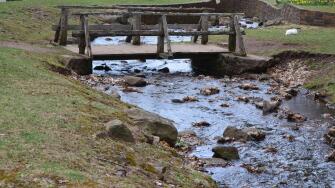 Small walk bridge