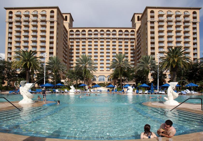 Sept. 8, 2012 - Florida, U.S. -  -- ORLANDO -- The pool of the Ritz Carlton Orlando Grande Lakes. (Credit Image: © J.Gwen Berry/The Palm Beach Post/ZUMAPRESS.com)