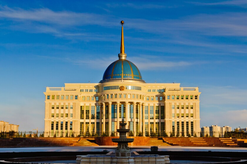 Ak Orda presidential palace in Astana, Kazakhstan