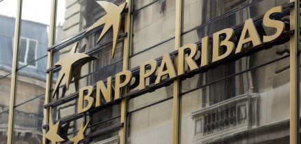 The BNP Paribas bank, Paris, France