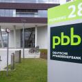Garching, Germany. 07th Mar, 2024. The logo of Deutsche Pfandbriefbank (pbb) can be seen at the company headquarters. Following a sharp fall in profits due to the crisis on the real estate markets, Deutsche Pfandbriefbank (pbb) surprisingly does not pay i
