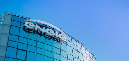 September 21, 2017 Bucharest/Romania - Engie (former GDF Suez) building and offices. Engie is a French multinational electric utility company;