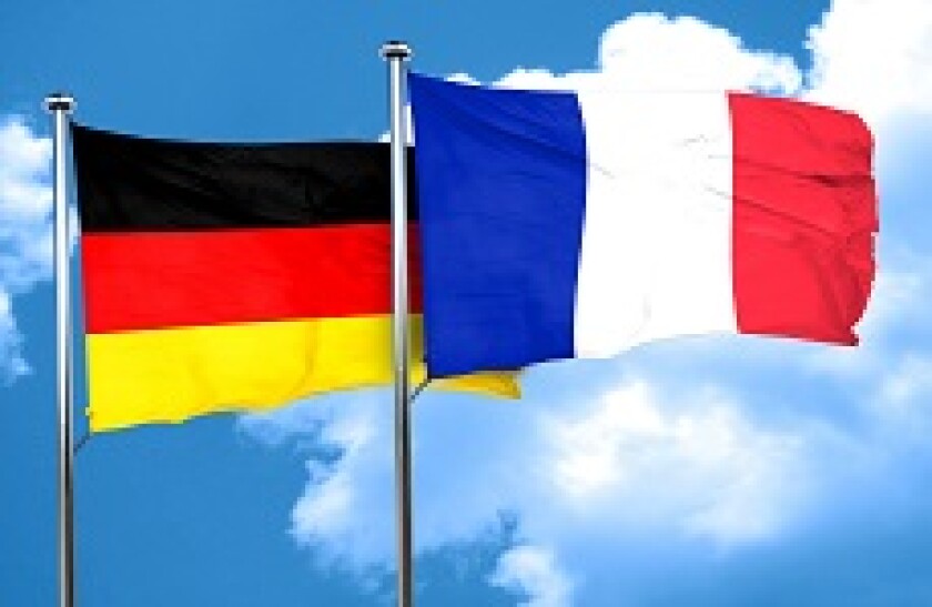 French and German Flags