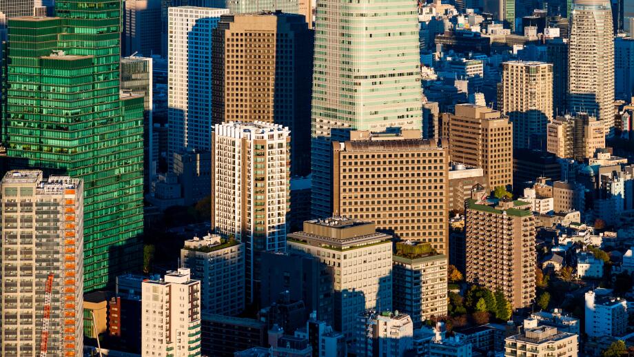 Office Buildings City View