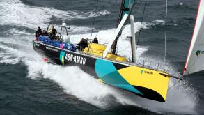 SAILING - VOLVO OCEAN RACE 2005-2006 - PREPARATION - ROTTERDAM (NED) - 24/08/2005 - PHOTO : JON NASH / DPPI ABN AMRO 1 (NED) / SKIPPER : MIKE SANDERSON (NZL) - NOT FOR UK SAILING MAGAZINES