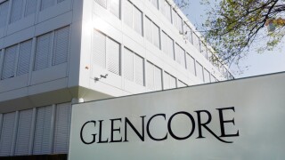 Entrance and company headquarters of Glencore Xstrata, the world's largest commodities trading firm, in Zug, Switzerland