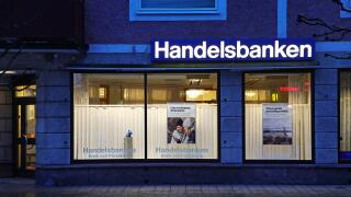 Eksjo, Sweden 20200207 Svenska Handelsbanken AB is a Swedish bank providing universal banking services including traditional corporate transactions, investment banking and trading as well as consumer banking including life insurance. 
Photo Jeppe Gustafss