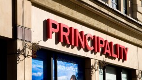 Principality Building Society, Cardiff City Centre, Wales.