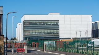 Slough, Berkshire, UK. 17th November, 2025. One of two newly constructed Yondr data centres at the former Akzo Nobel site in Slough, Berkshire. Credit: Maureen McLean/Alamy