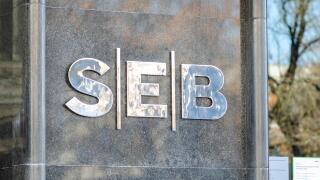 Close Title Name Logo Of SEB Bank Is Commercial Bank Of Lithuania, Subsidiary Of Swedish SEB Group