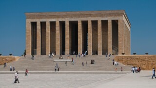 The mausoleum of Ataturk, Anitkabir, in Ankara, Turkey