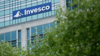 An office building occupied by Invesco in Downers Grove, Illinois.