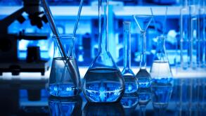 Laboratory equipment. Science concept.