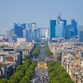 The Avenue Charles de Gaulle and La Defense, Paris.. Image shot 05/2010. Exact date unknown.