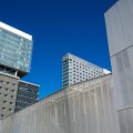Spain, Barcelona, the CCIB (Convention Center) of the architect Josep Lluis Mateo