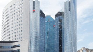 Headquarters of the Societe Generale in La Defense