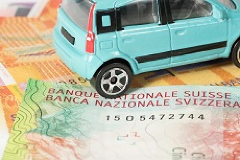 Swiss Francs and Car