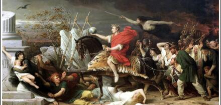 Caesar Crossing the Rubicon 1875 by Adolphe Yvon