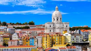 Lisbon cityscape. Alfama district, Portugal.