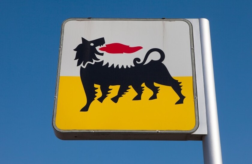 Eni - Agip sign. Eni S.p.A. is an Italian multinational oil and gas company headquartered in Rome, operating in 79 countries.