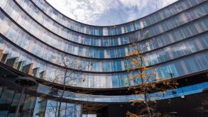 Vienna, Austria - October 16, 2022: Headquarters of the Erste Group Bank AG in Quartier Belvedere, Vienna, Austria