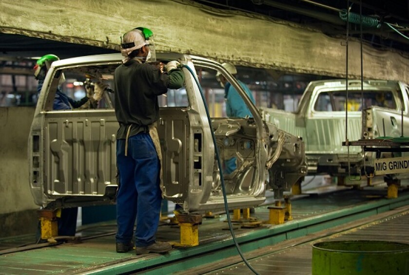 Car factory manufacturing South Africa from Alamy 29Apr21 575x375