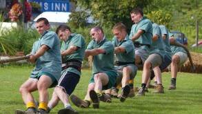 Tug O War event at the King s Arms St Stephen near St Austell