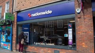 High Wycombe, UK. 20th March, 2024. A Nationwide Building Society in High Wycombe, Buckinghamshire. Nationwide are reported to be considering buying out Virgin Money. Credit: Maureen McLean/Alamy