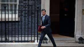 London, UK26th October 2022: Prime Minister Rishi Sunak leaves 10 Downing Street, London to attend his first PMQs as Prime Minister after delaying the Budget until November 17th.